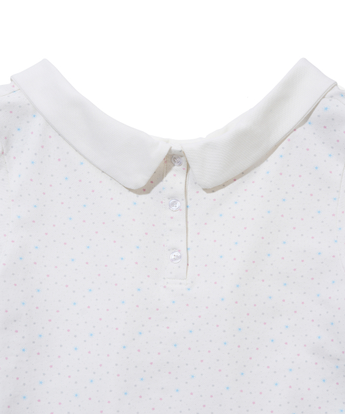 Футболка PUFF SLEEVE PK OFF-SHOULDER T-SHIRTS_WHITE