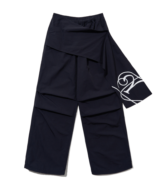 PARACHUTE LAYERED PANTS_BLACK