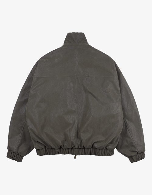 Faux Fur Collar Mustang Jacket - Khaki thumbnail 6