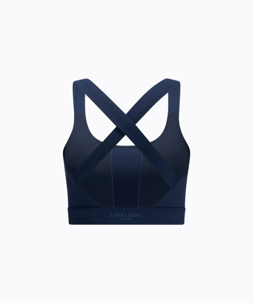 Спортивный бра с логотипом (Navy)