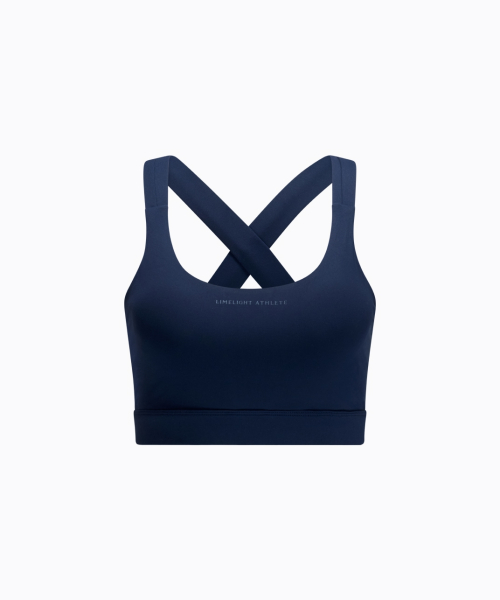 Спортивный бра с логотипом (Navy)