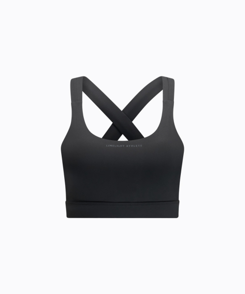 Спортивный топ с логотипом (Charcoal/Gray)