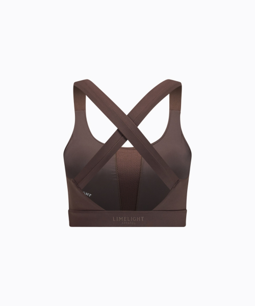 Спортивный бра Athlete Logo Standard (Brown)