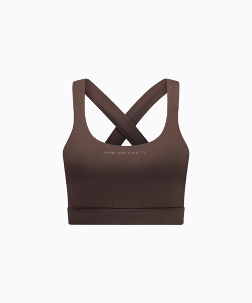 Спортивный бра Athlete Logo Standard (Brown)