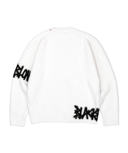 Свитер Vivid Disorder Graffiti Logo (White)