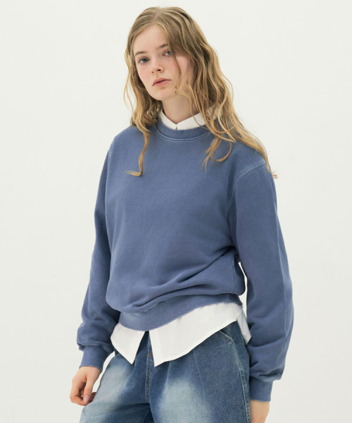 Пигментный свитшот, Navy