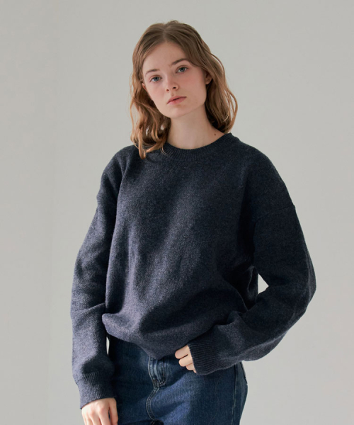 Уютный трикотажный топ Cozy Leaf [Navy]