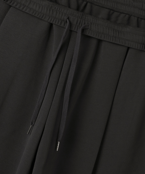 Широкие трикотажные джоггеры со складкой [Dark Gray]