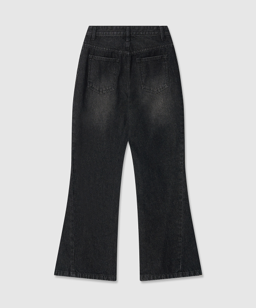 Джинсы клеш Twist (Black denim)