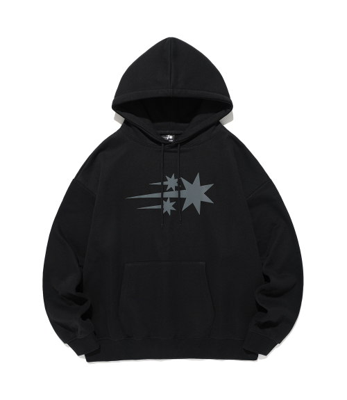 3STAR HOODIE_BLACK(NG2GSUM400A)
