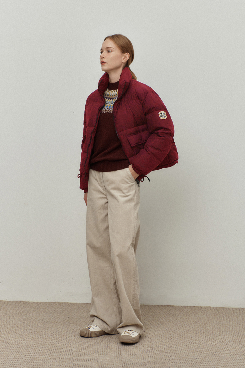 MARTHE - DOUDOUNE REVERSIBLE_burgundy
