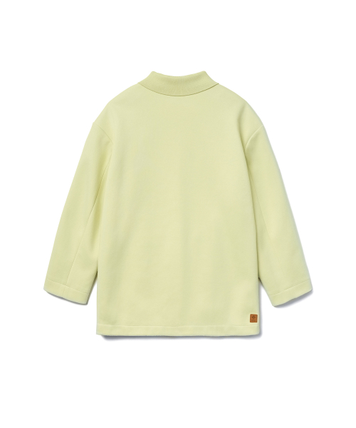 PIQUE TRENCH_PISTACHIO