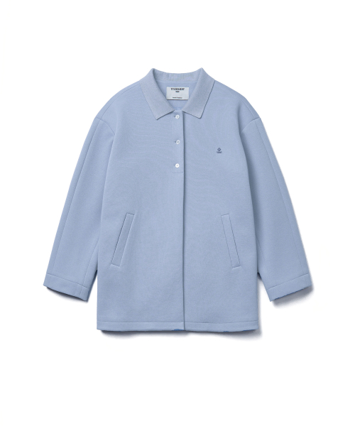 PIQUE TRENCH_BLUE