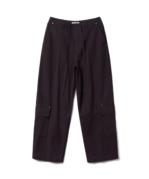 WASHED UTILITY PANTS_PURPLE