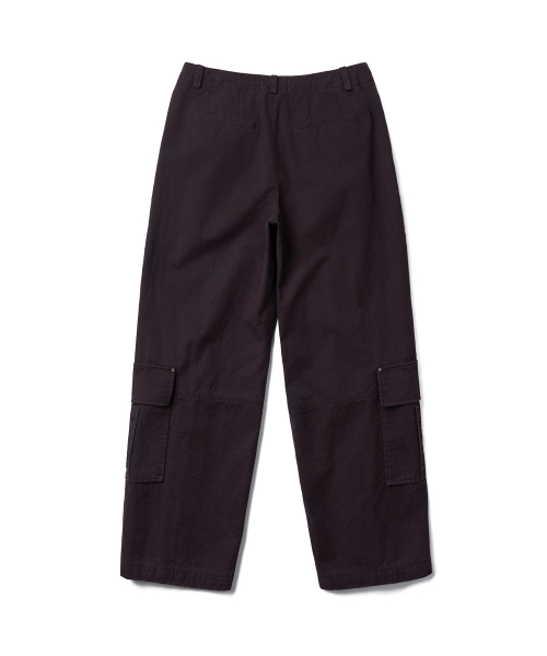 WASHED UTILITY PANTS_PURPLE