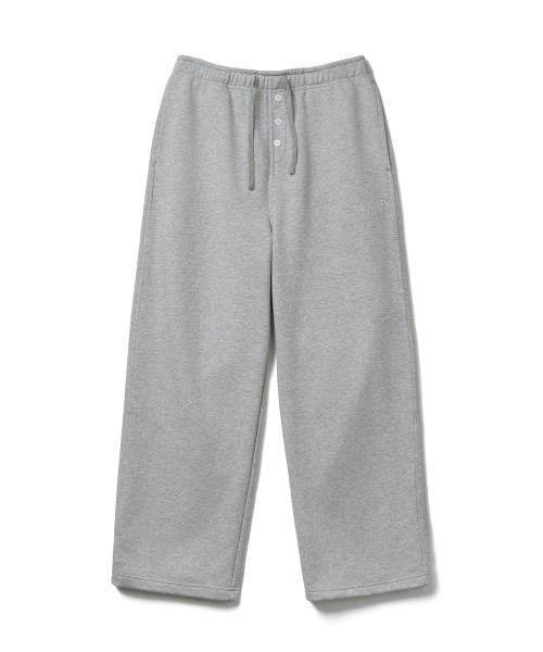 TT LOGO SWEATPANTS_MELANGE GREY