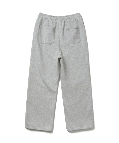 TT LOGO SWEATPANTS_MELANGE GREY