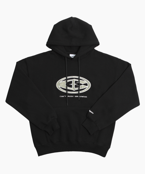 CAMO APPLIQUE худи BLACK