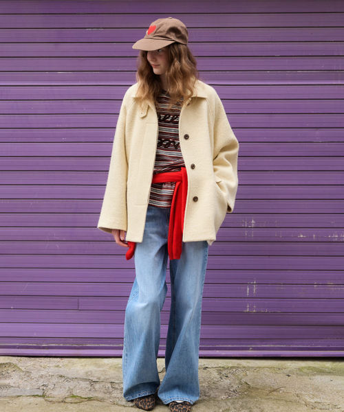 Широкие джинсы клеш Renewer Pants