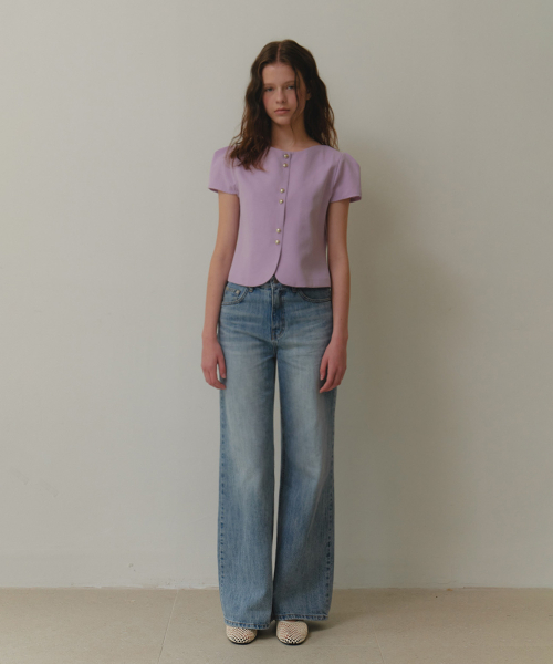 Широкие джинсы клеш Renewer Pants