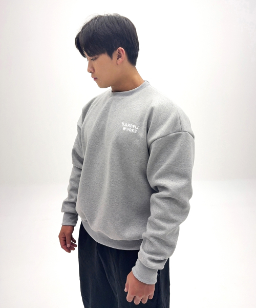 Плотный свитшот с надписью double-knit