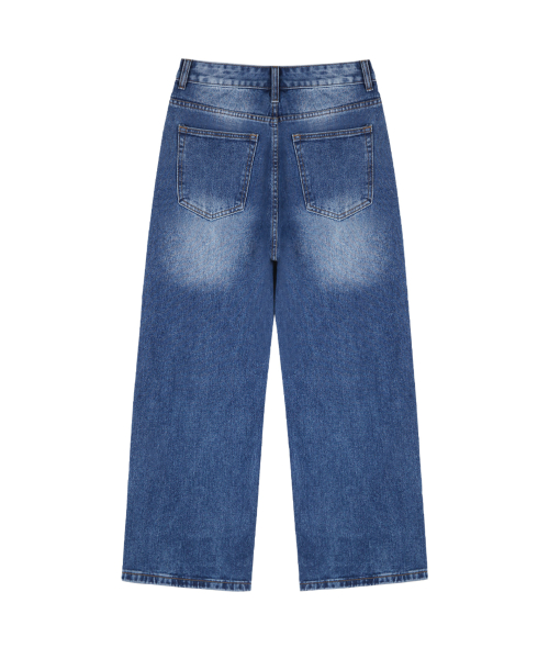 Basic washing деним штаны (blue)