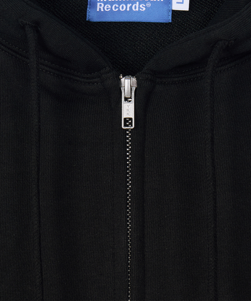 Classic Logo Zip Up худи - Black