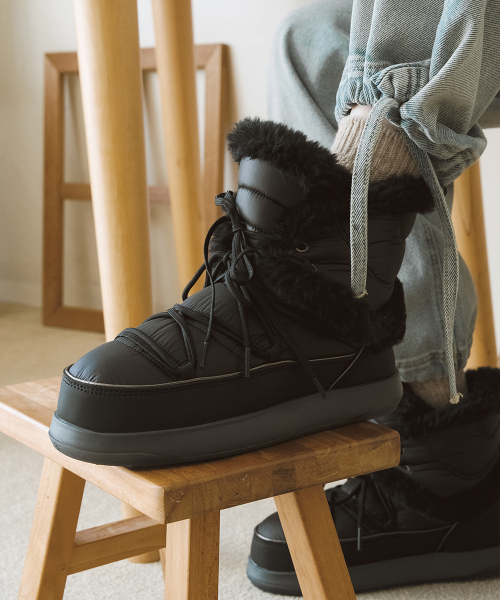 COCOON PADDED BOOTS - 2 colors