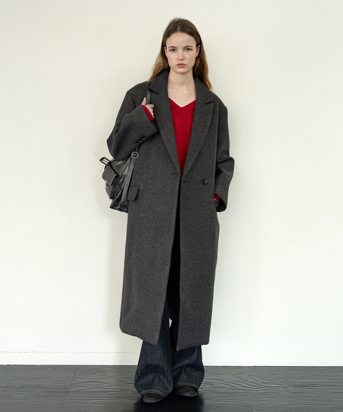 Oversized tailored пальто