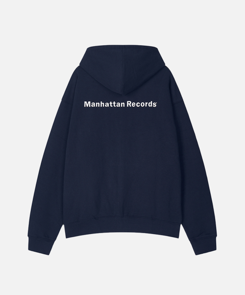 Classic Logo Zip Up худи - Navy