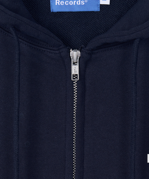 Classic Logo Zip Up худи - Navy