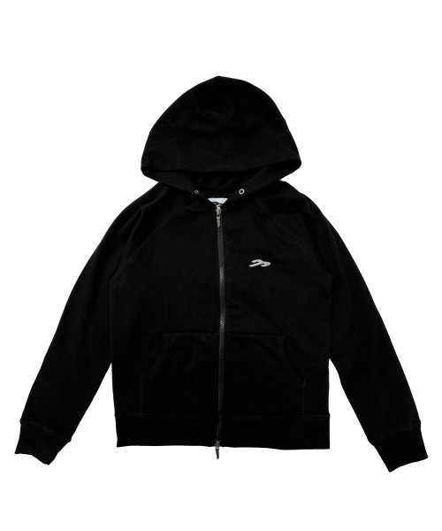 Однотонное худи на молнии Ringer (Black)