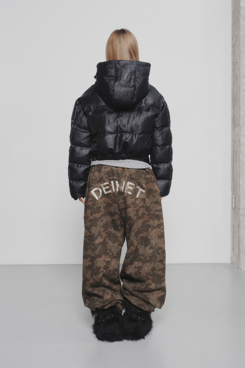 STUD WELLON HOOD утепленный JUMPER IN BLACK