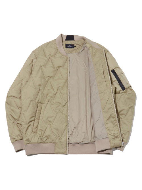 Бомбер CO Essential стеганый бежевый M _Beige