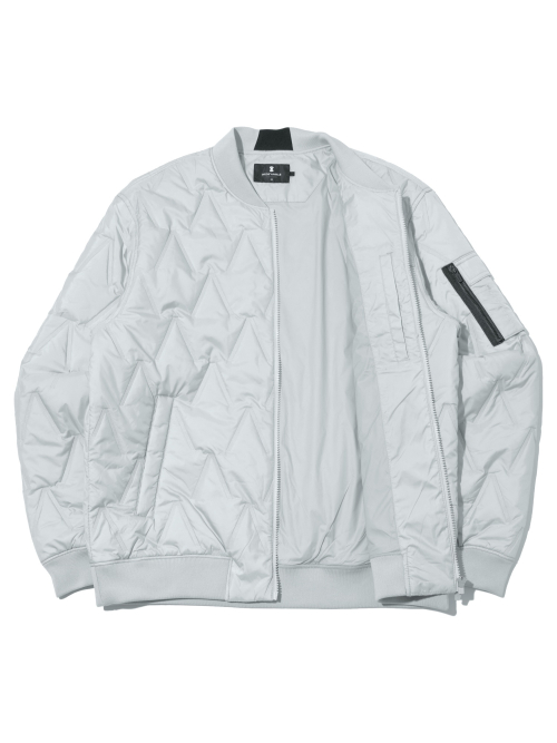 Стеганый бомбер CO Essential M _Ice Grey
