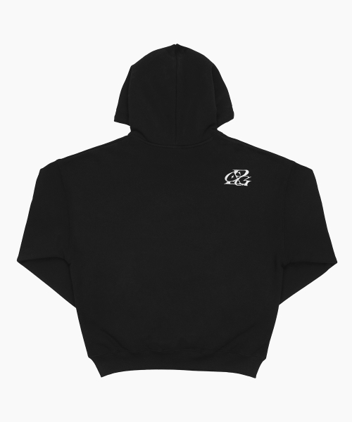 ESSENTIAL худи длинывверх начес BLACK