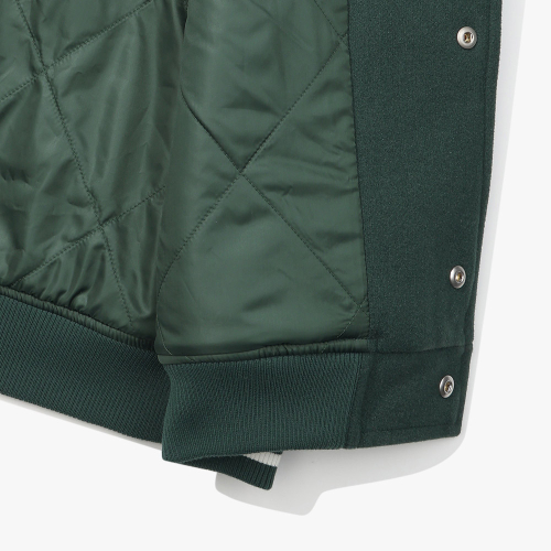 [DIADORA by PALMES] Куртка varsity с графикой GREEN