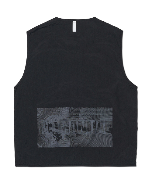 GRAPHIC NYLON жилет - BLACK