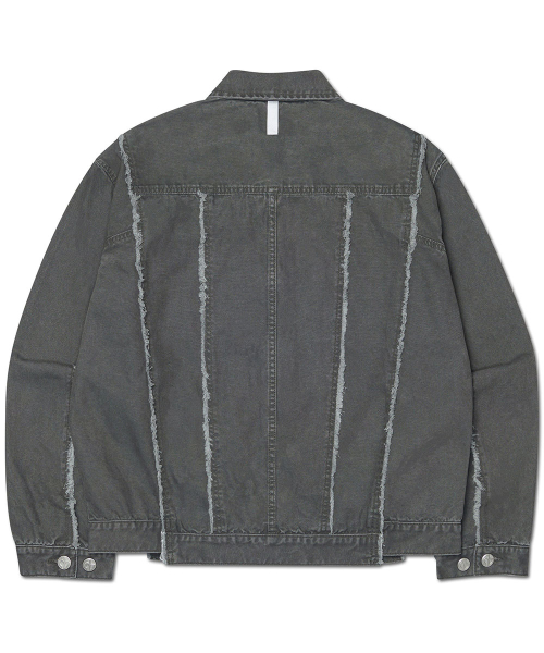 ROUGH CUT TRUCKER куртка - WASHED CHARCOAL