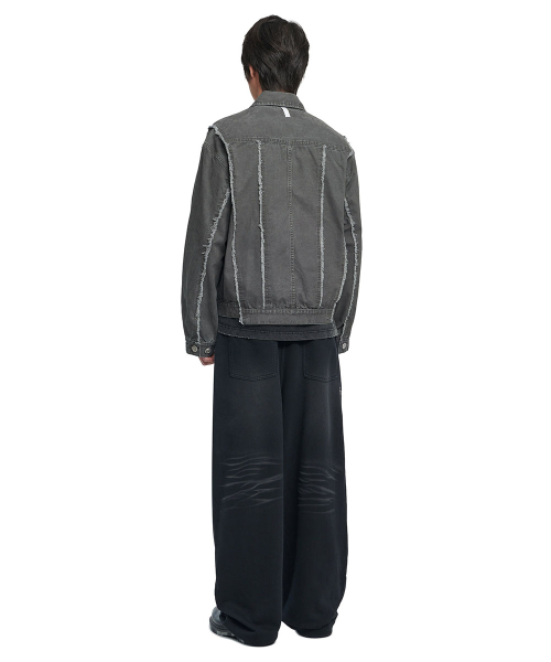 ROUGH CUT TRUCKER куртка - WASHED CHARCOAL