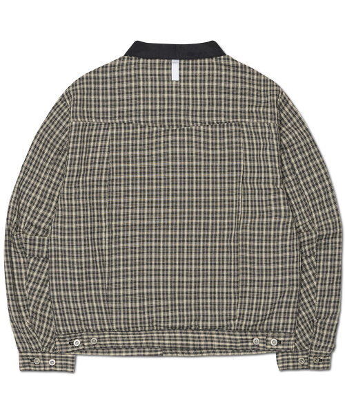 CHECK TRUCKER куртка - WASHED BLACK
