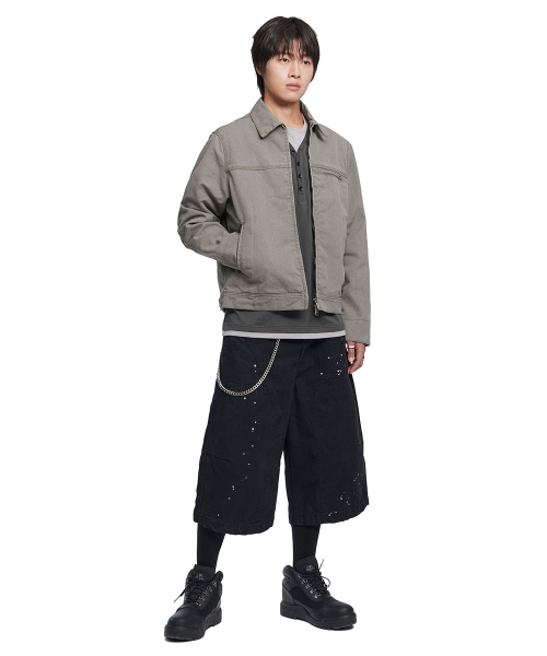 E.S WASHED WORK куртка - WASHED GRAY
