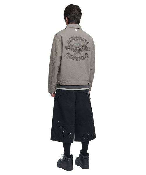 E.S WASHED WORK куртка - WASHED GRAY