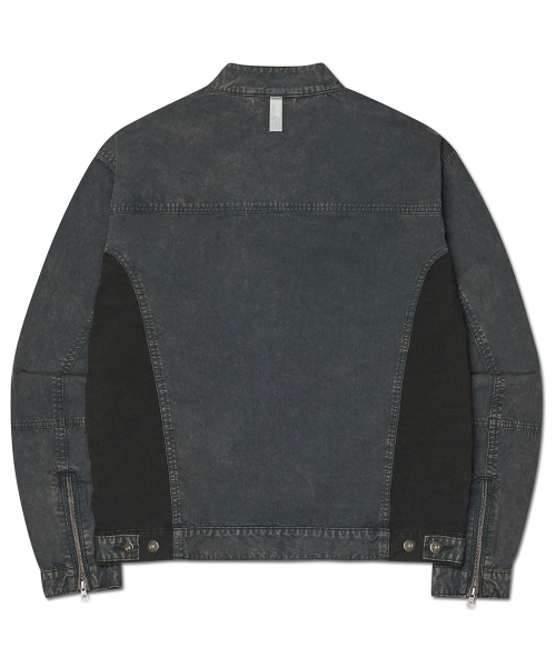 OVERDYED TWO-TONE куртка - BLACK