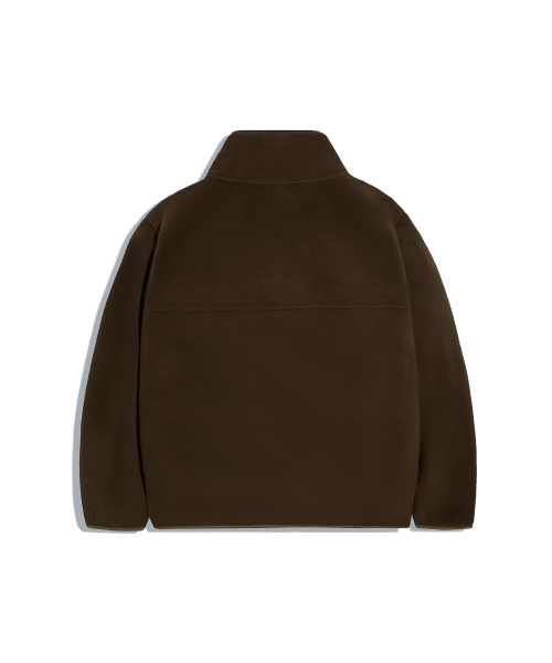 Флис AQE Adapt на полумолнии Brown FZT1036