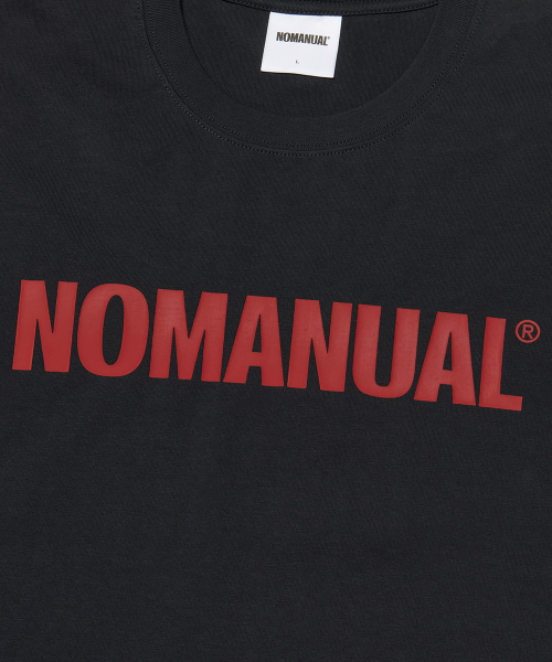 NM TEXT LOGO T-рубашка - BLACK