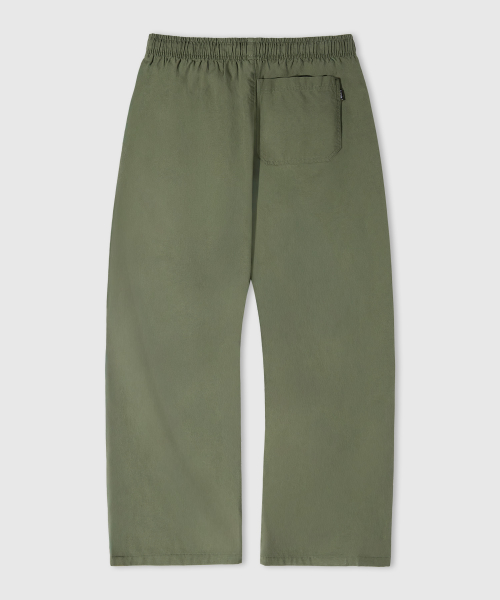 Свободные брюки на резинке под лен (Light Khaki)