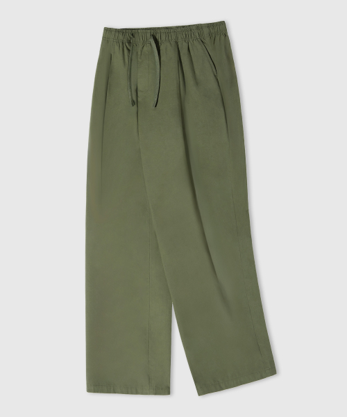 Свободные брюки на резинке под лен (Light Khaki)