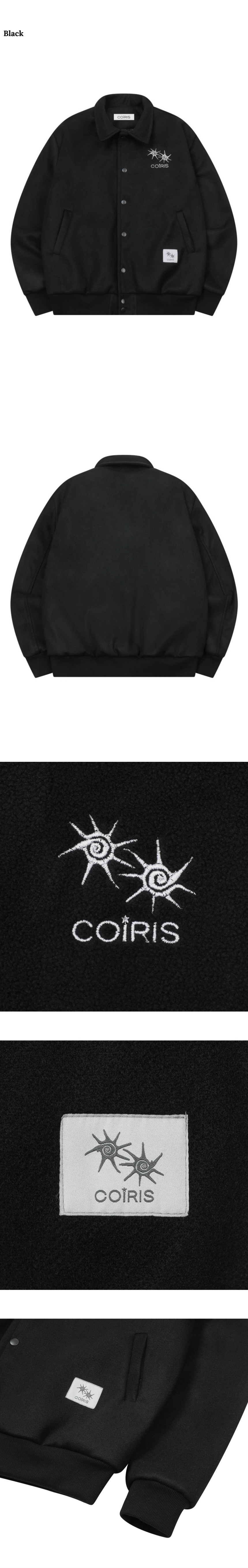 BUTTON BLUE UNISEX - 2 COLORS BLACK