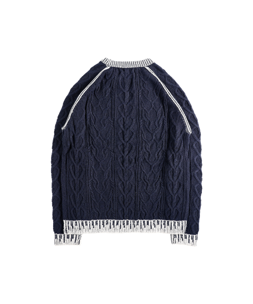 EMBROIDERY LOGO свитер NAVY/WHITE